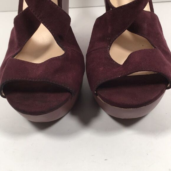Nine West Mary Jo Platform wedge Sz 8 1/2 - Picture 3 of 13
